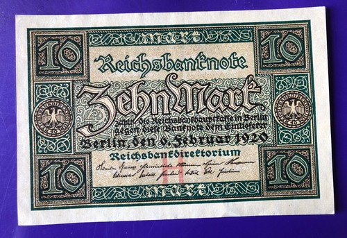 Inflation rbn reichsmark - rbn, 10