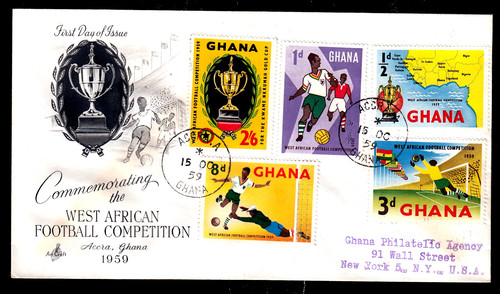 Ghana r fdc - 63-67, r-fdc