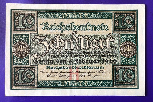 Inflation rbn reichsmark - 10,